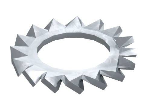 OBO Bettermann DIN 6798A M10G 3404102 Fächerscheibe Innen-Durchmesser: 10.5mm M10 DIN 6798 Stahl 100St.