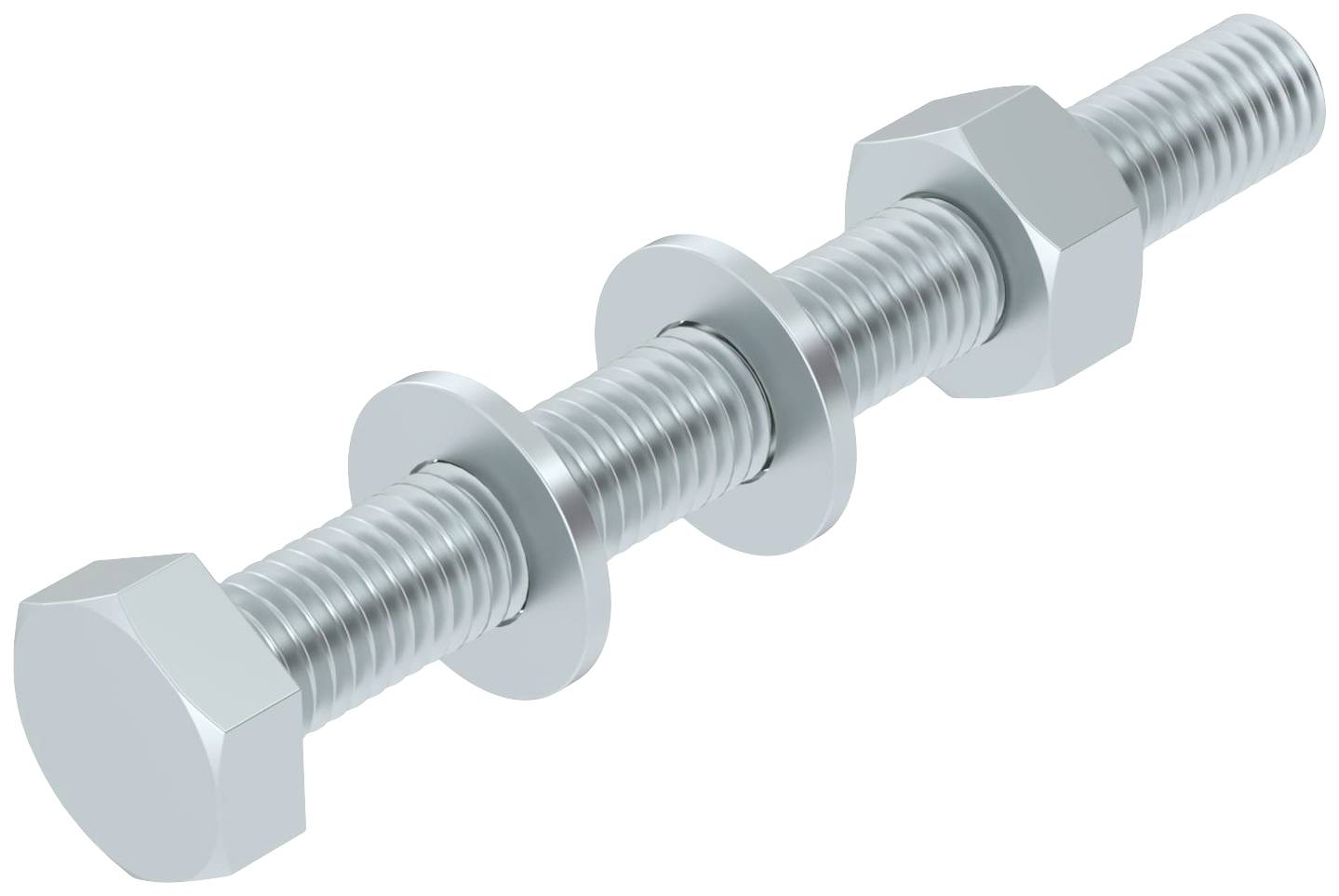 OBO Bettermann SKS 10X90 F 6418252 Sechskantschraube 10mm 90mm Stahl feuerverzinkt 1St.