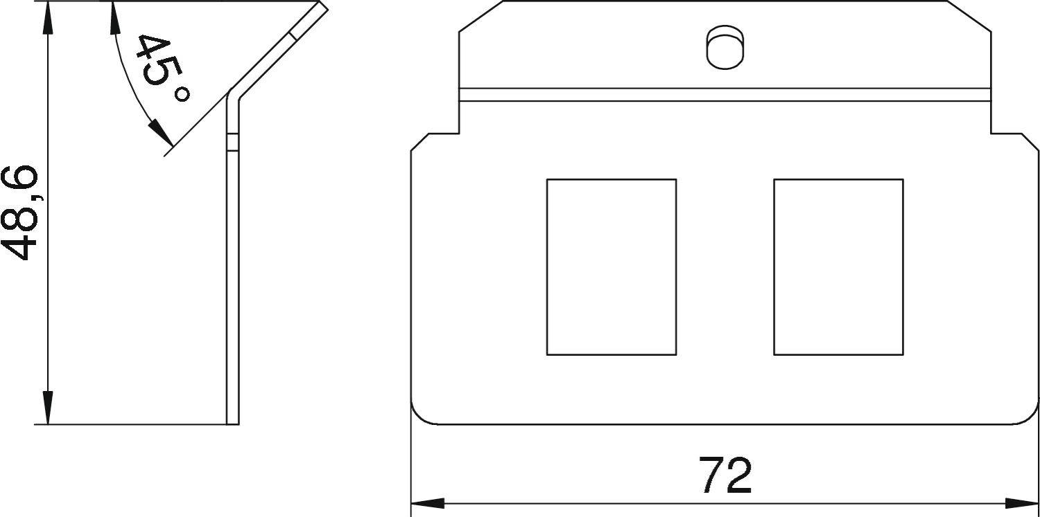 OBO Bettermann MTM 2A Trägerplatte