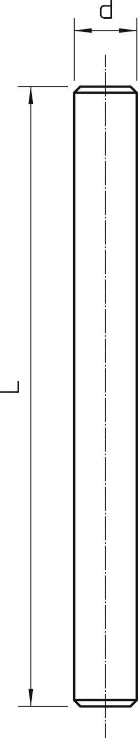 OBO Bettermann 3141140 2078 M10 2M G Gewindestange 2000mm Stahl 10St.