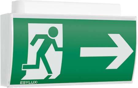ESYLUX EN10061806 Fluchtweg-Notbeleuchtung Wandmontage rechts