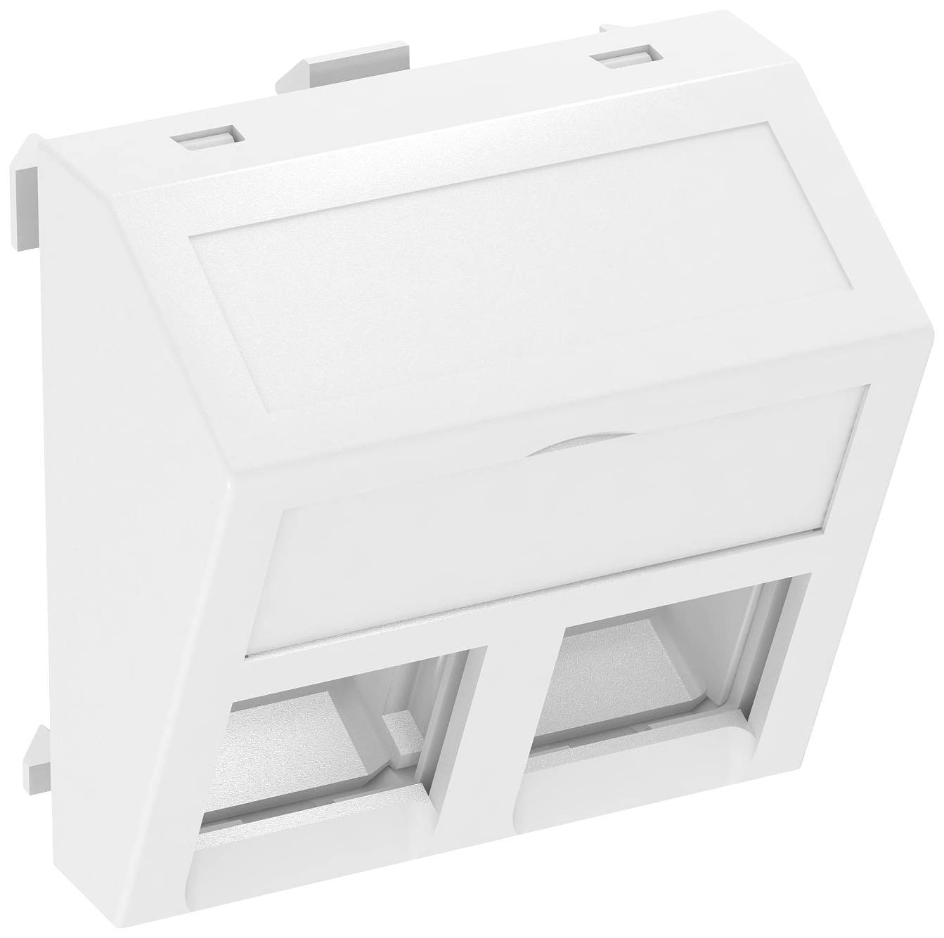 OBO Bettermann 6119286 Abdeckung Datentechnikträger (B x H x T) 45 x 45 x 26mm 1 St. Weiß