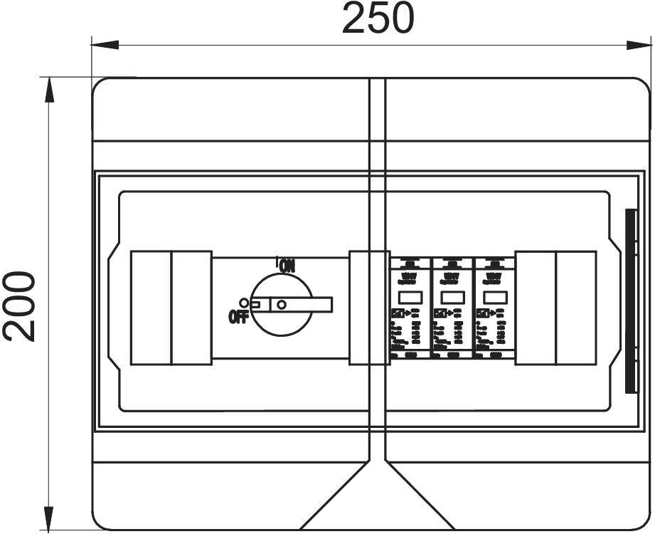 OBO Bettermann 5088660 VG-C DC-TS1000 Überspannungsschutzgerät 20 kA 1St.