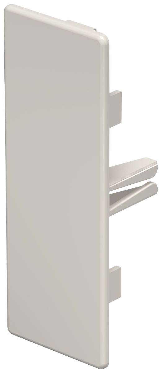 Kunststoff-Abdeckplatte in rechteckiger Form, beige, zur Abdeckung von Steckplätzen oder Anschlüssen an technischen Geräten.