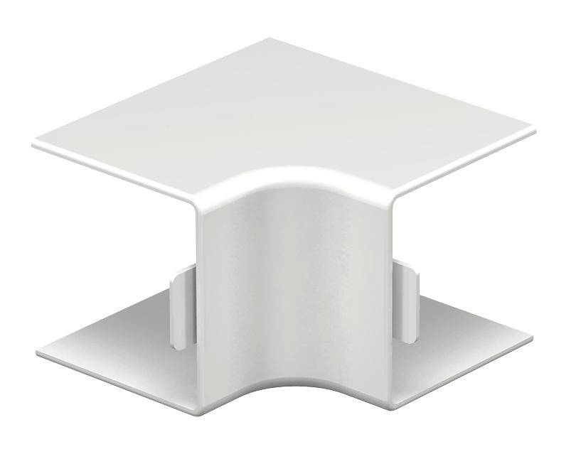 Weißer Metallverbinder in X-Form zur Verbindung von Platten oder Profilen; zeigt einfachen, flachen Aufbau zur strukturellen Nutzung.
