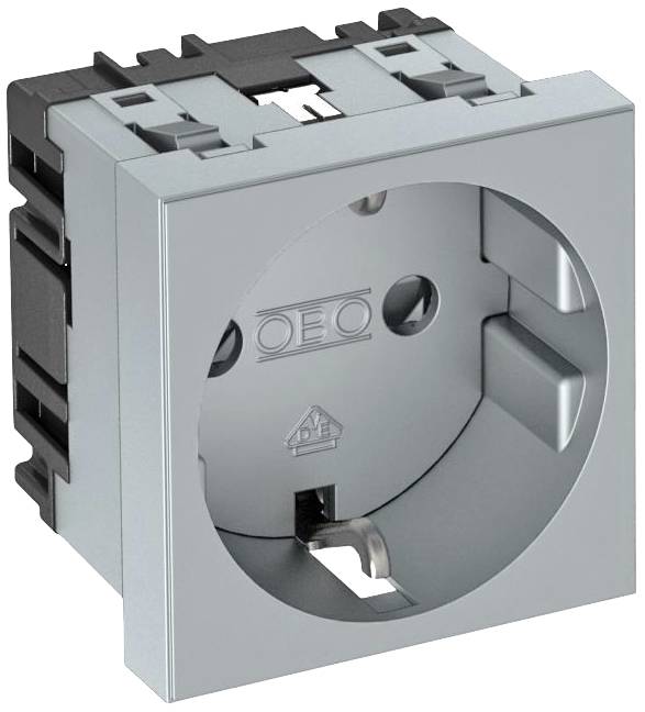 OBO Bettermann 6120018 Geräteeinsatz Steckdose (B x H x T) 45 x 45 x 42mm 1St.