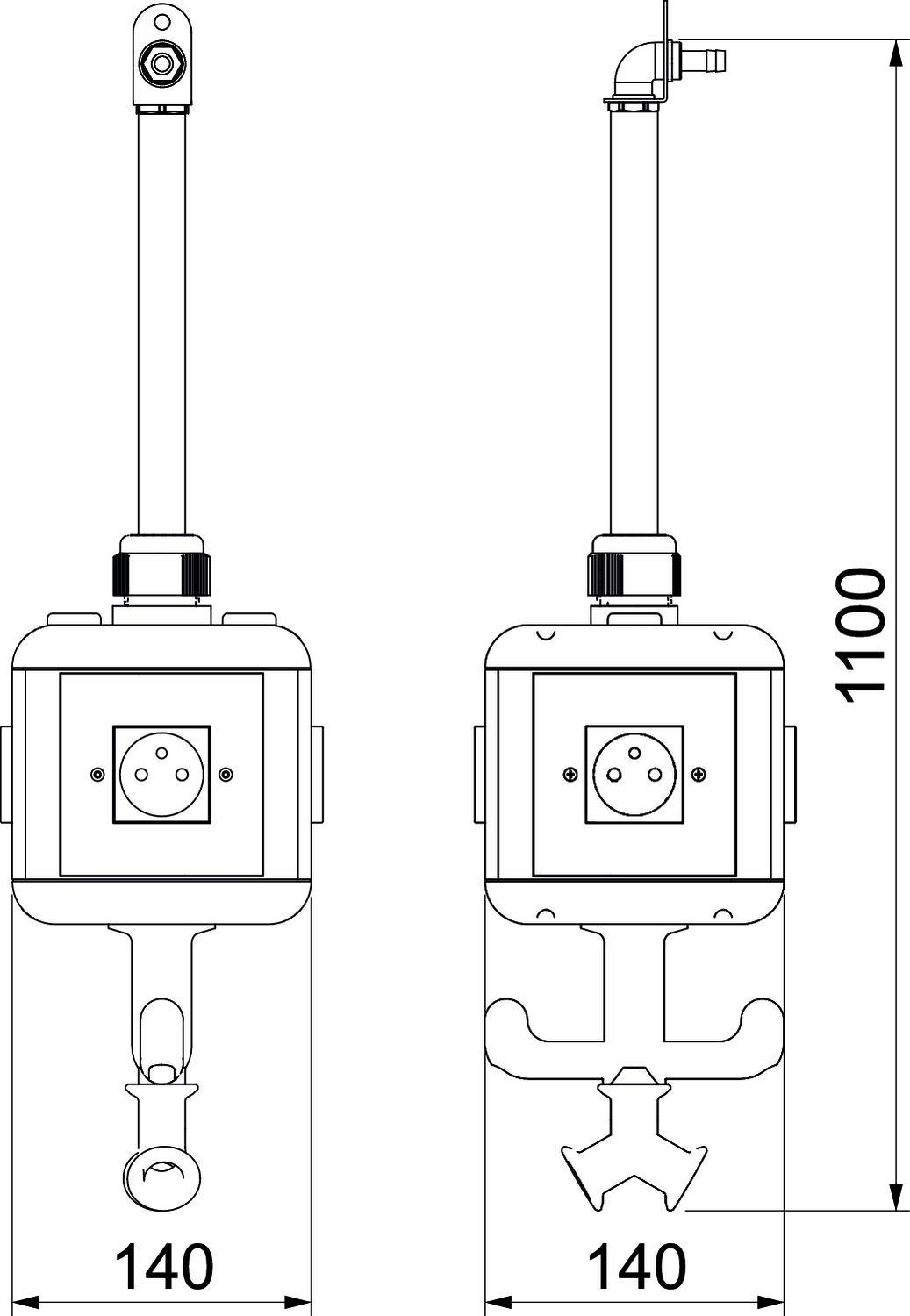 OBO Bettermann 6109816 Custom Modul Schwarz 1St.