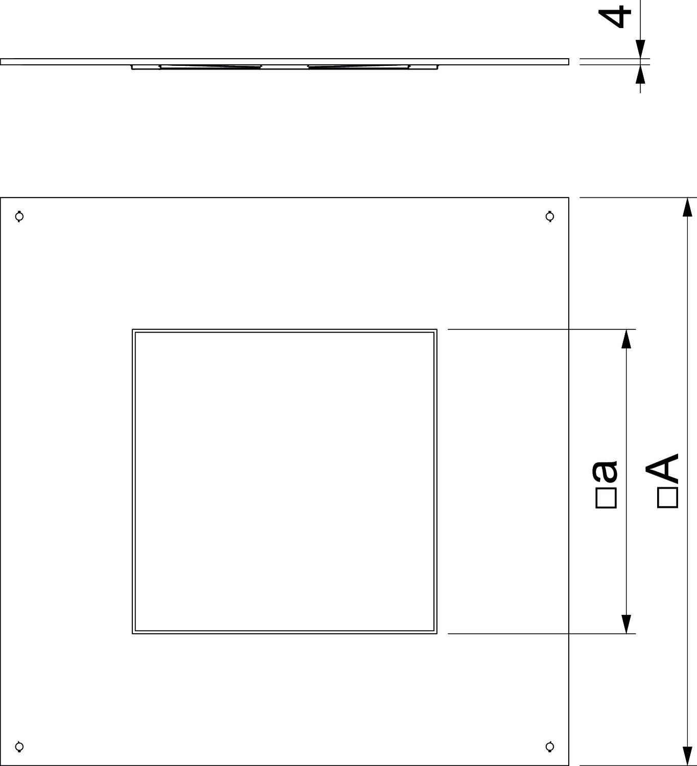 OBO Bettermann DUG 350-3 4 Montagedeckel