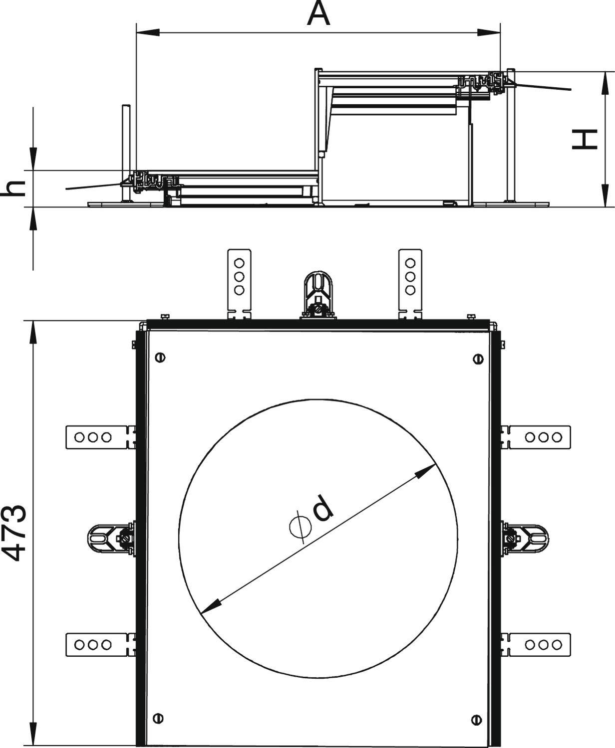 OBO Bettermann OKA-W A 4030R9 Unterflurkanal