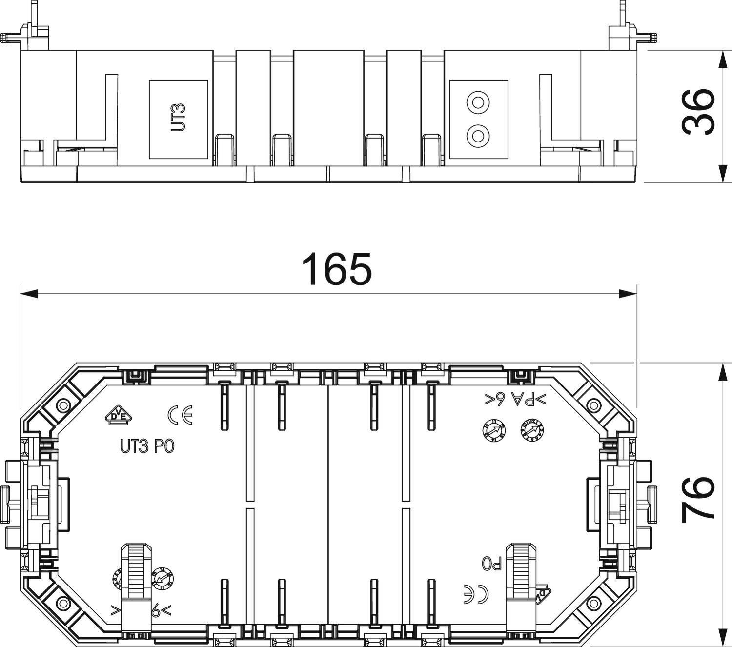 OBO Bettermann UT3 Trägerplatte