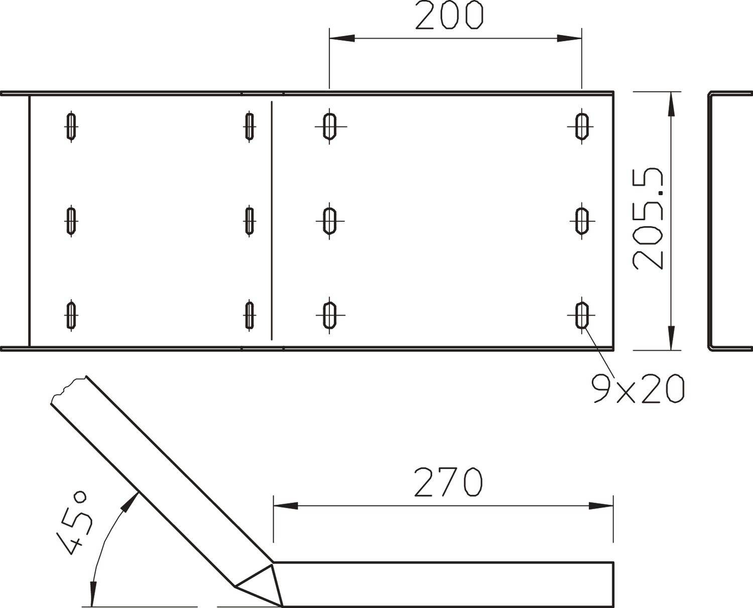 OBO Bettermann 6232612 Verbindungselement 4 St. Metall