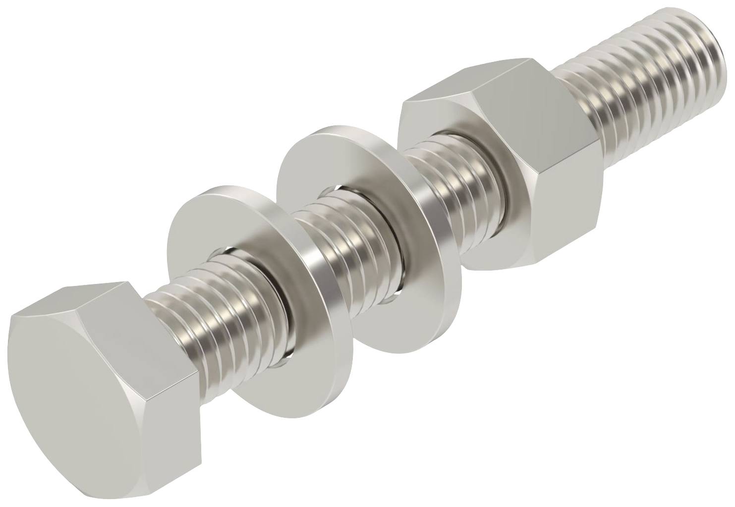 OBO Bettermann SKS 12x80 A2 6418279 Sechskantschraube 12mm 80mm Stahl nicht rostend 20St.