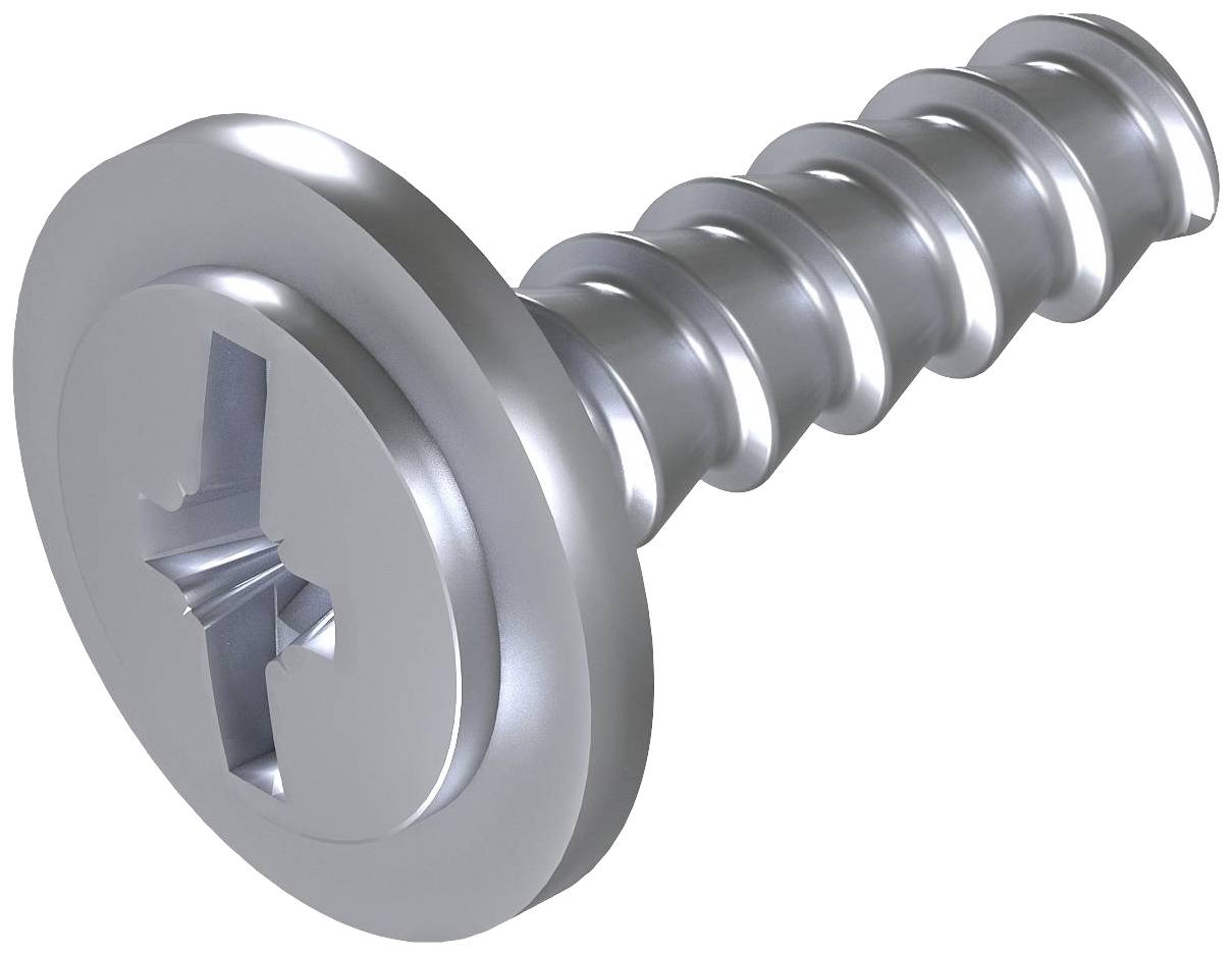 OBO Bettermann 2007831 Stiftschrauben 11.5mm Kreuzschlitz Phillips Stahl verzinkt 100St.