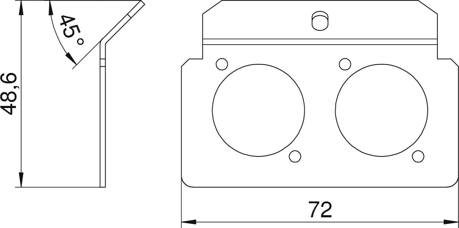 OBO Bettermann MTM 2K Trägerplatte