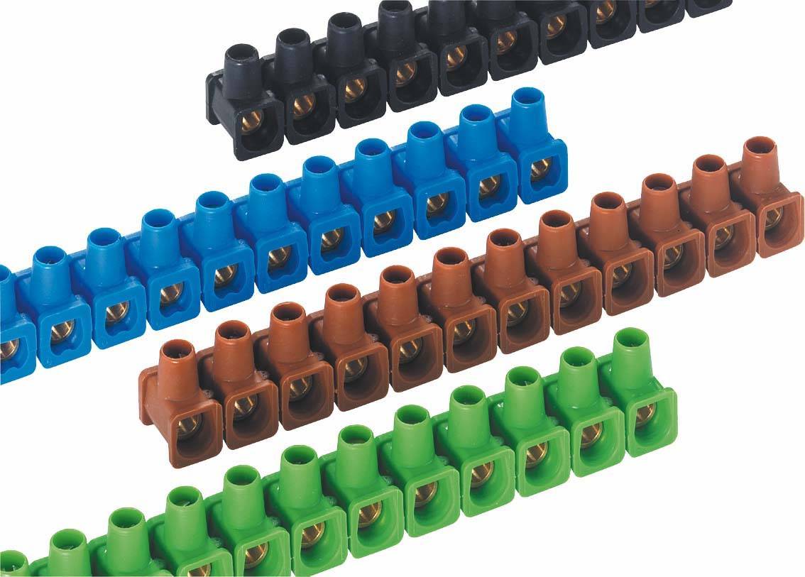 OBO Bettermann 2055023 70 VDE Abzweigklemme flexibel: - starr: 1-2.5 mm² Polzahl: 12 1 St. Schwarz