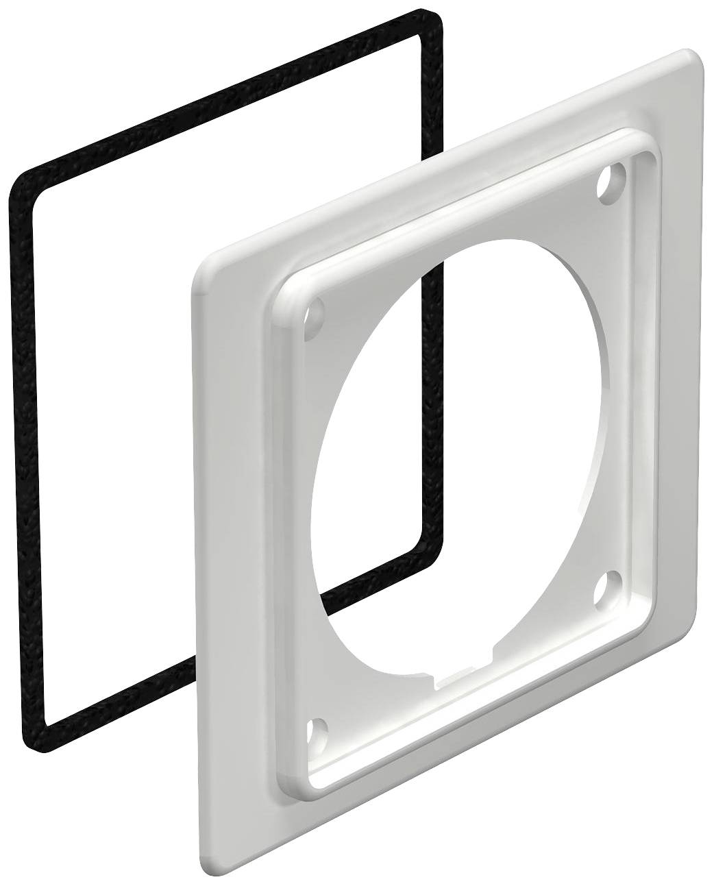 OBO Bettermann 6024025 Zwischenflansch 5 St. Stein-Grau