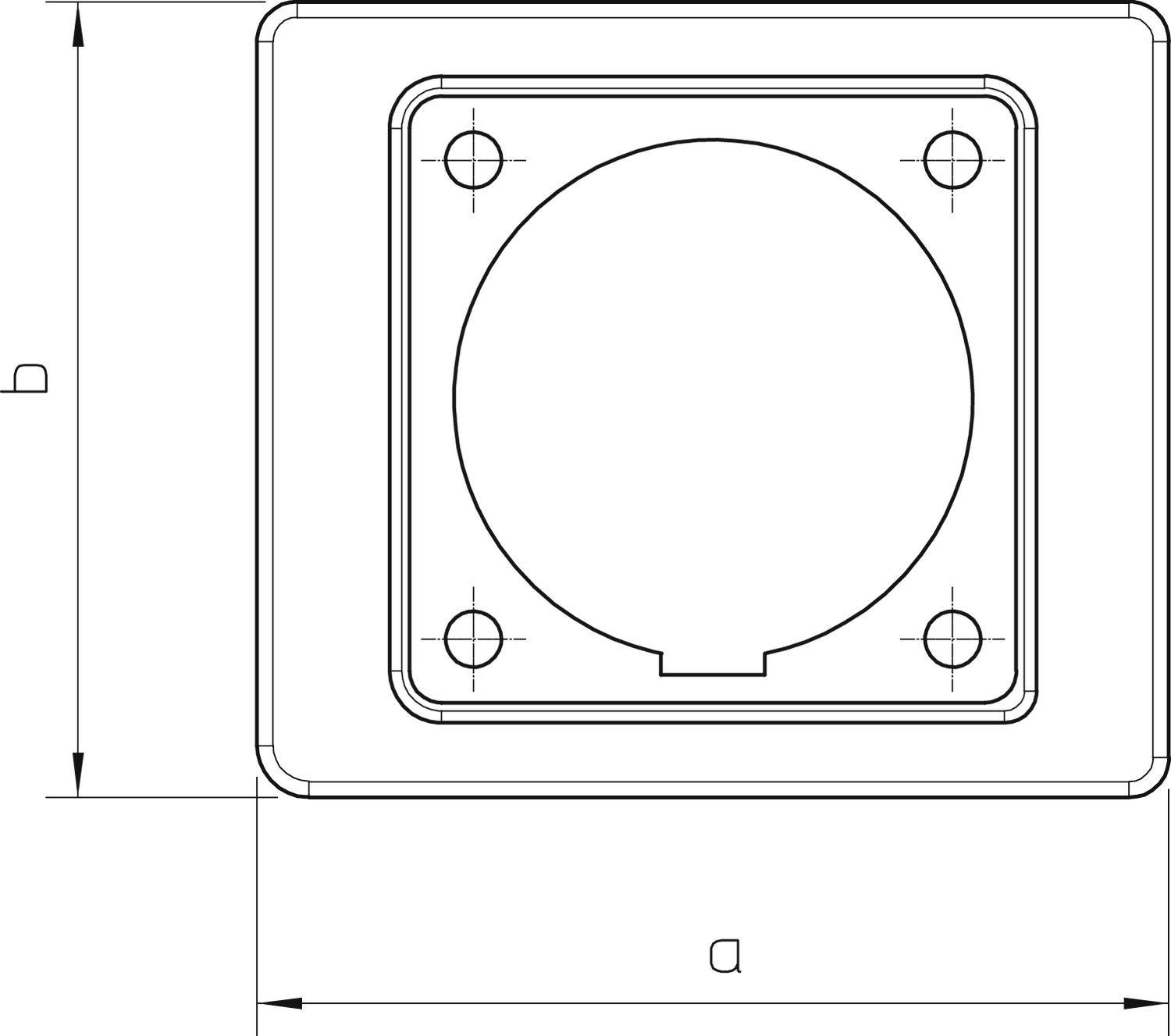 OBO Bettermann 6024025 Zwischenflansch 5 St. Stein-Grau