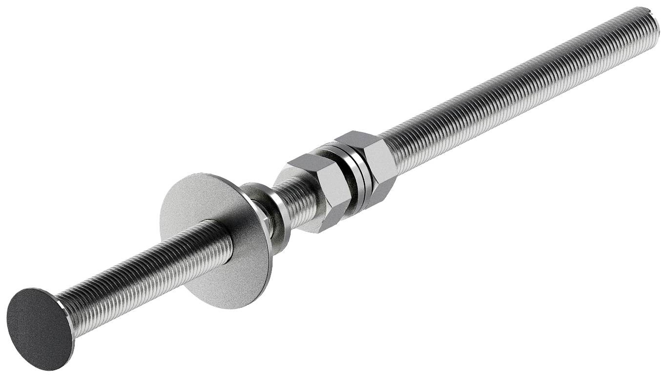 OBO Bettermann 5408973 isFang 3B-G3 Gewindestange 430mm Stahl 3St.