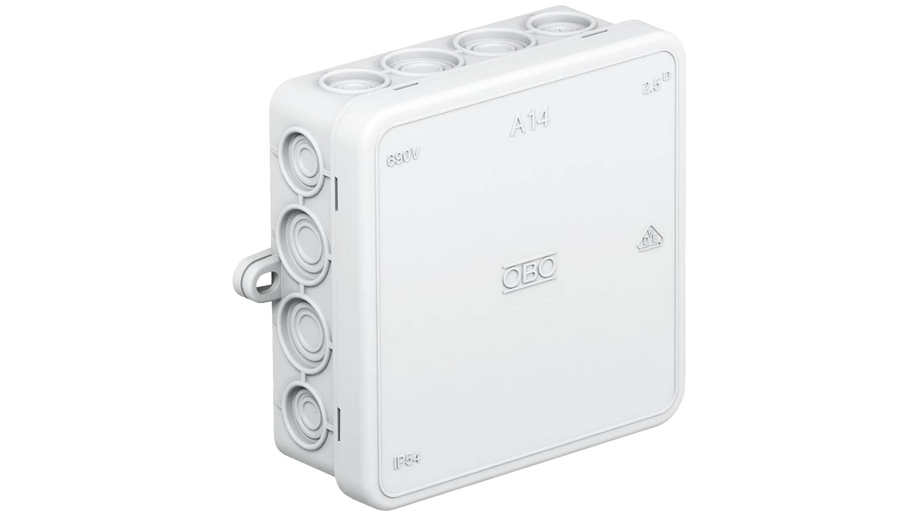 OBO Bettermann 2000378 Abzweigdose (L x B) 100mm x 100mm versandkostenfrei | voelkner