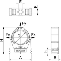 OBO Bettermann 2146258 Befestigungsschelle 1 St. Grau OBO Bettermann 2146258 Befestigungsschelle 1 St. Grau