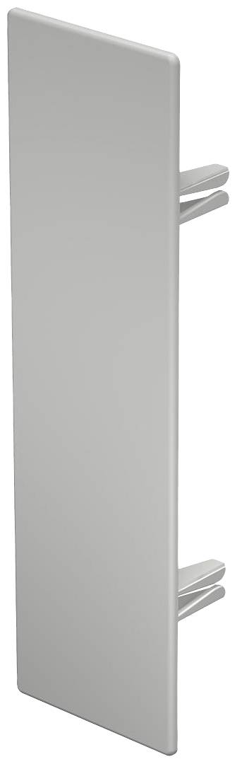 Grauer Metallschrank mit Seitentüren in einem minimalistischen Design.