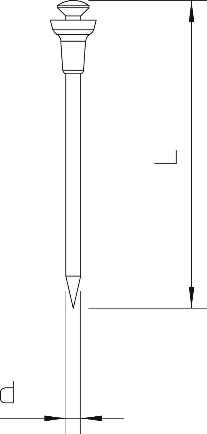 OBO Bettermann 511 18 3366189 Linsenkopfnägel (Ø x L) 2mm x 18mm Stahl gehärtet 1000St.