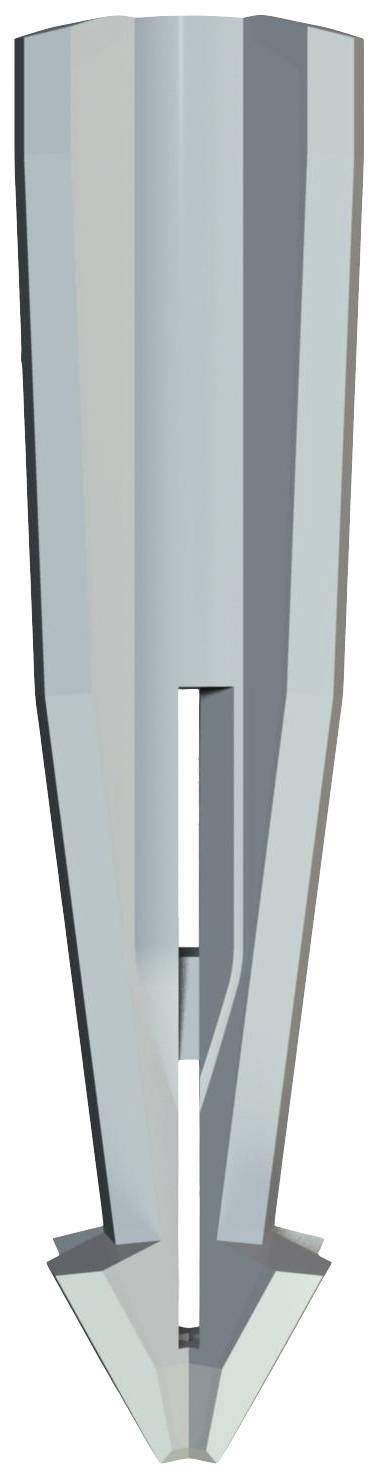 Abgebildet ist ein metallischer Bohrer mit einem spitzen Ende. Der Bohrer hat eine symmetrische, konische Form und eine glatte, glänzende Oberfläche.