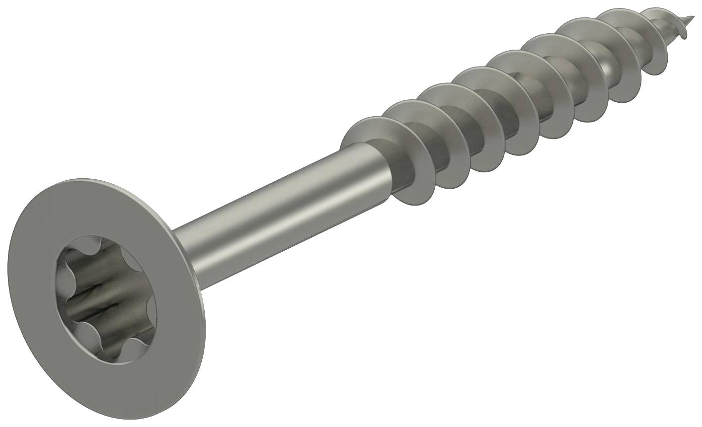 OBO Bettermann 3191070 OTSC 4,5x50 A4 Spanplattenschraube 4.5mm 50mm Sechsrund Stahl nicht rostend 100St.