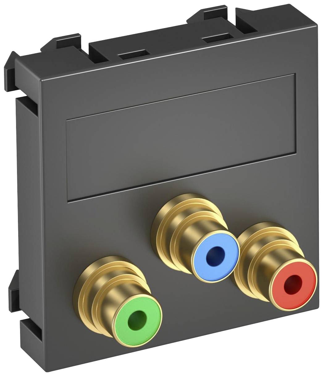 OBO Bettermann 6105141 Abdeckung Multimediaträger (B x H x T) 45 x 45 x 9mm 1 St. Grau