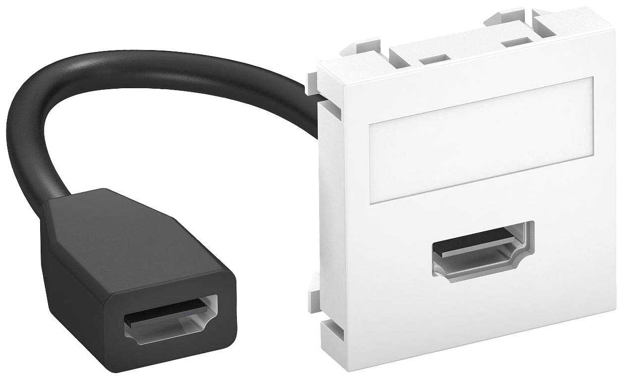 OBO Bettermann 6104826 Abdeckung Multimediaträger (B x H x T) 45 x 45 x 9 mm 1 St. Weiß