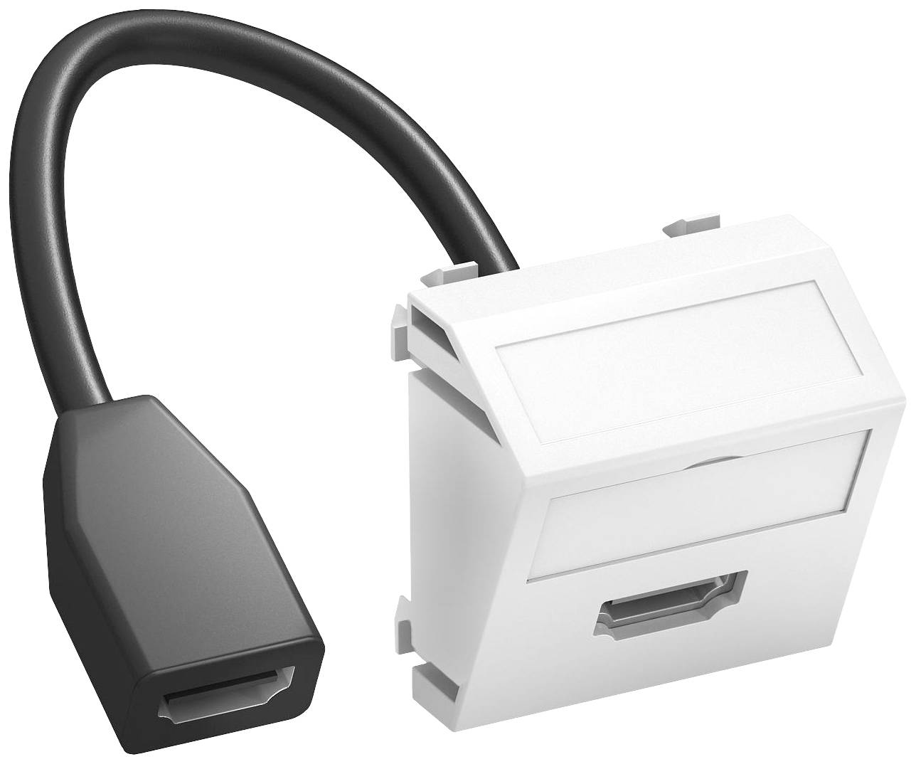 OBO Bettermann 6104838 Abdeckung Multimediaträger (B x H x T) 45 x 45 x 26 mm 1 St. Weiß