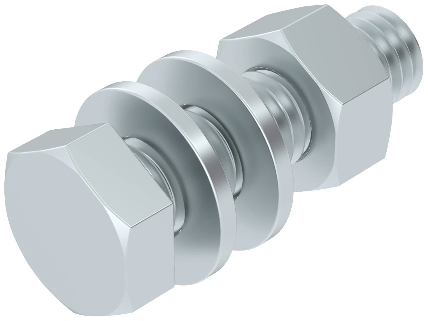 OBO Bettermann SKS 8X30 F 3158640 Sechskantschraube 8mm 30mm Stahl feuerverzinkt 50St.