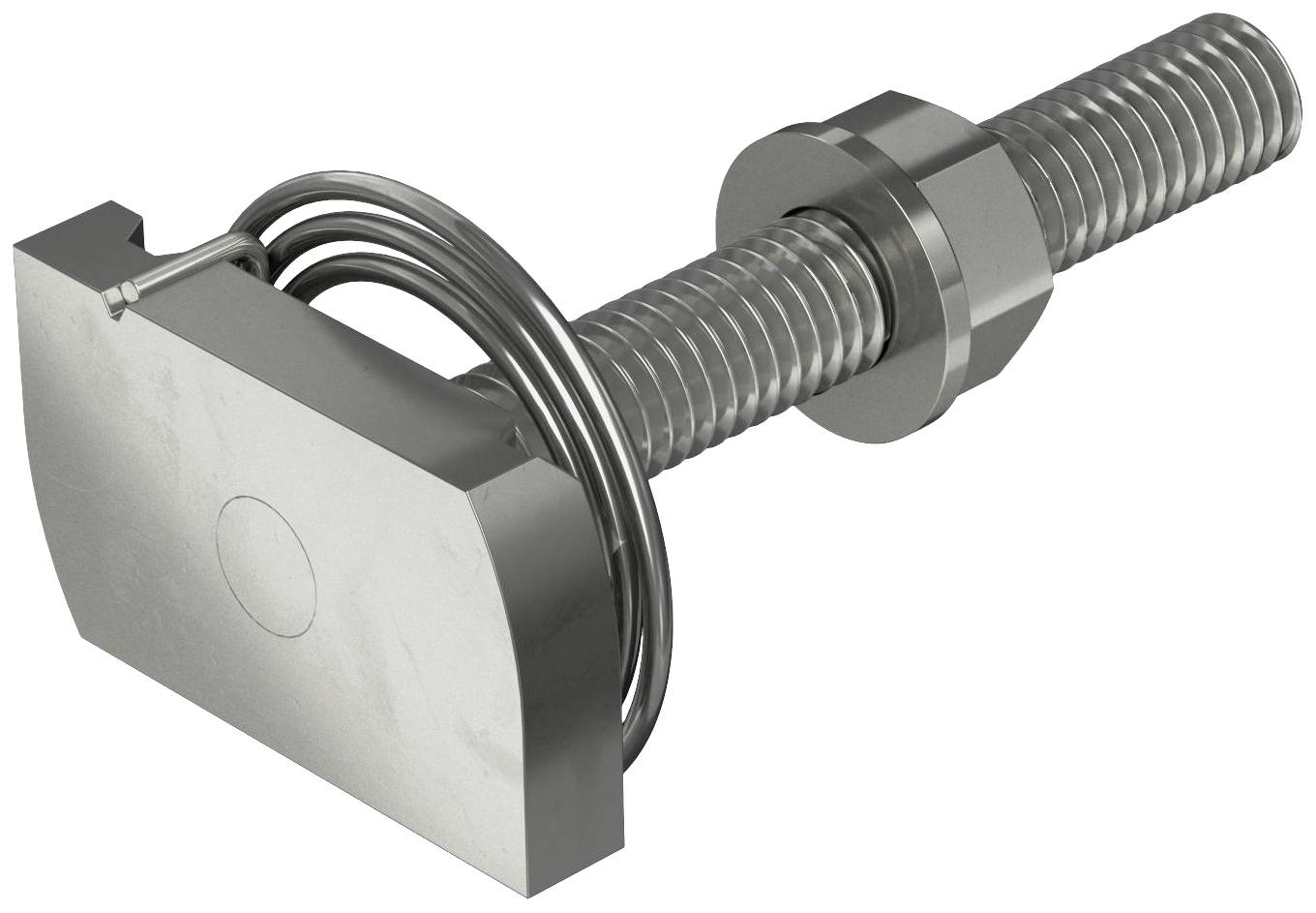 OBO Bettermann MS41HBF M8x60 A4 1148480 Hammerkopfschraube 35mm Stahl nicht rostend 25St.