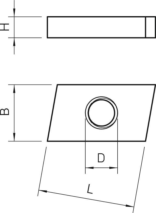 OBO Bettermann ACMSN M8 A4 1147080 Gleitmutter 8mm Stahl nicht rostend 100St.