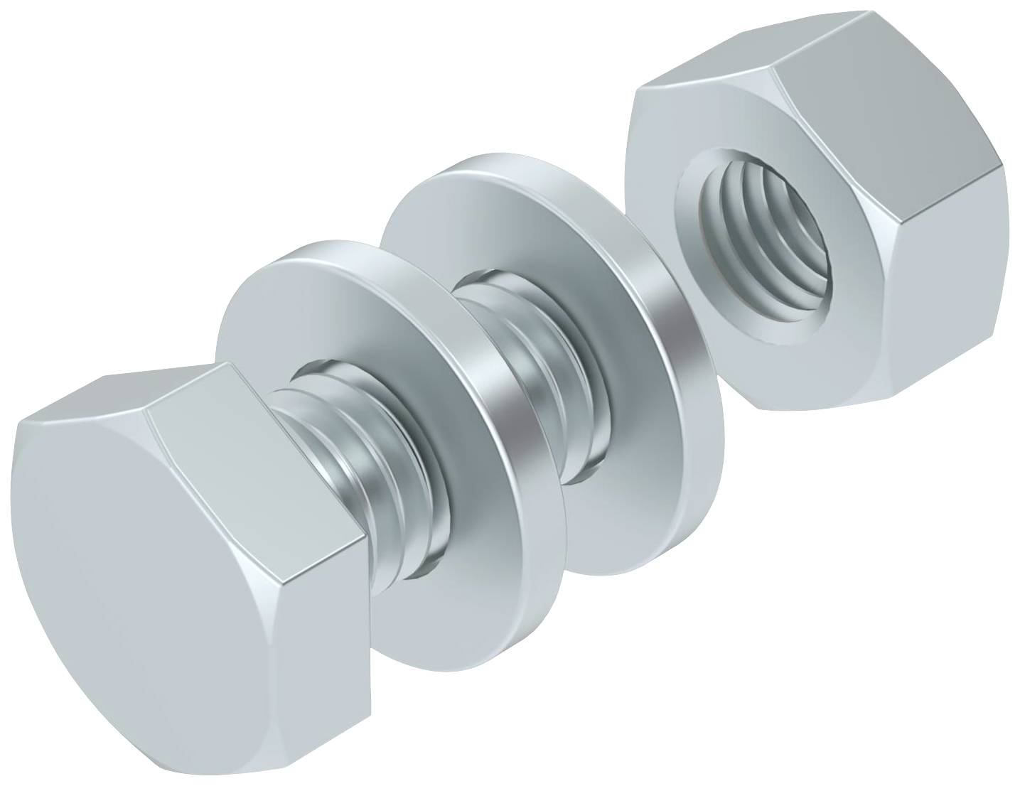 OBO Bettermann SKS 6X12 F 3156494 Sechskantschraube 6mm 12mm Stahl feuerverzinkt 100St.