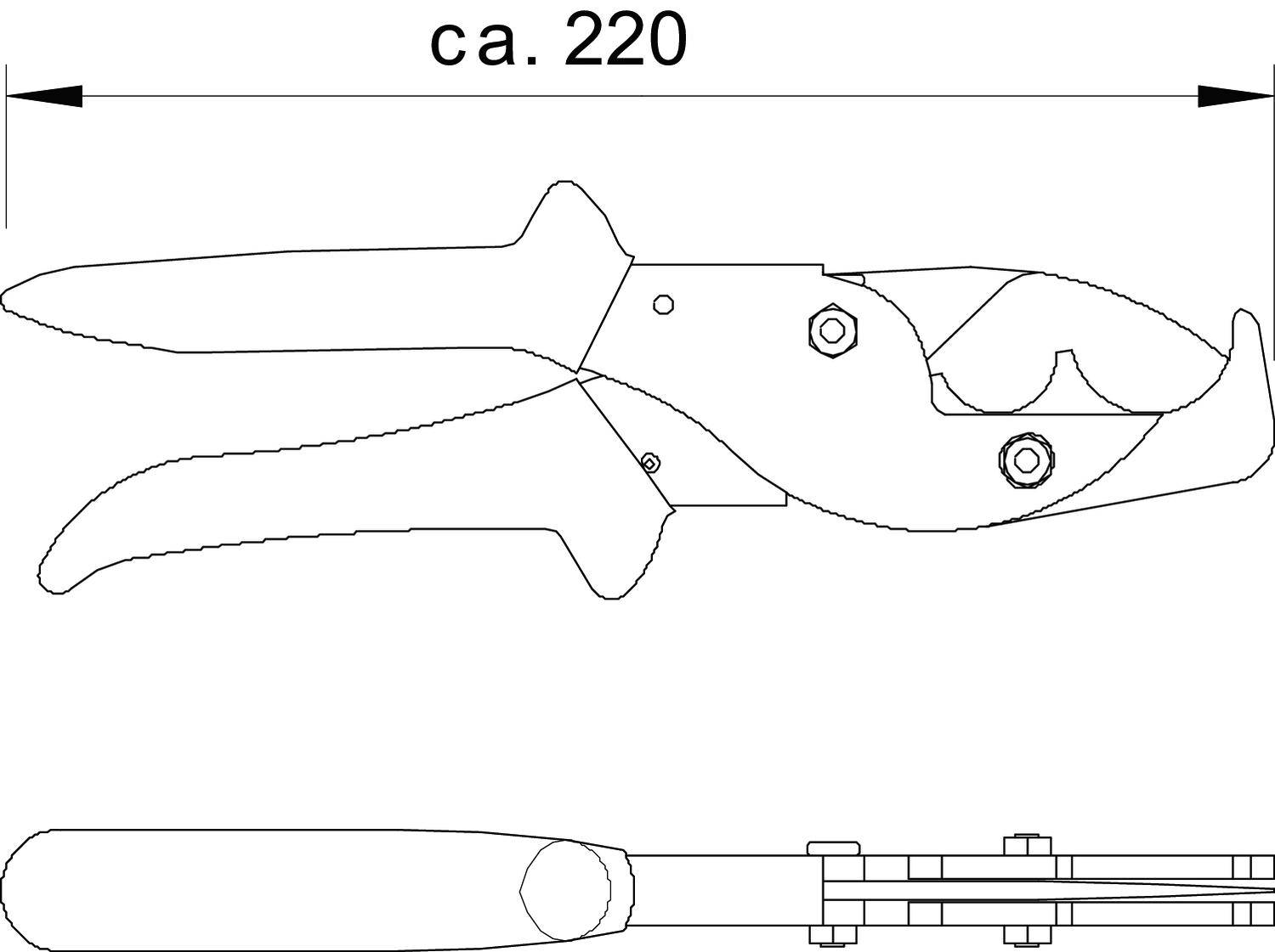 OBO Bettermann Quick-Kanal-Schere 2153572