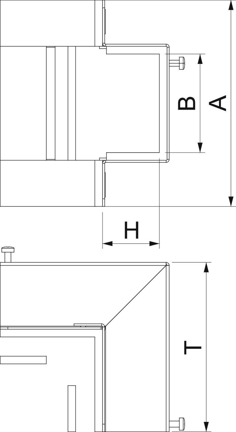 OBO Bettermann 7216320 Außeneck (B x H) 170 mm x 174 mm 1 St.