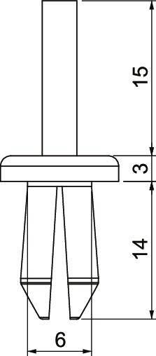 OBO Bettermann 6022928 Senkniete (Ø) 6.5mm 2252 6.5 100St.