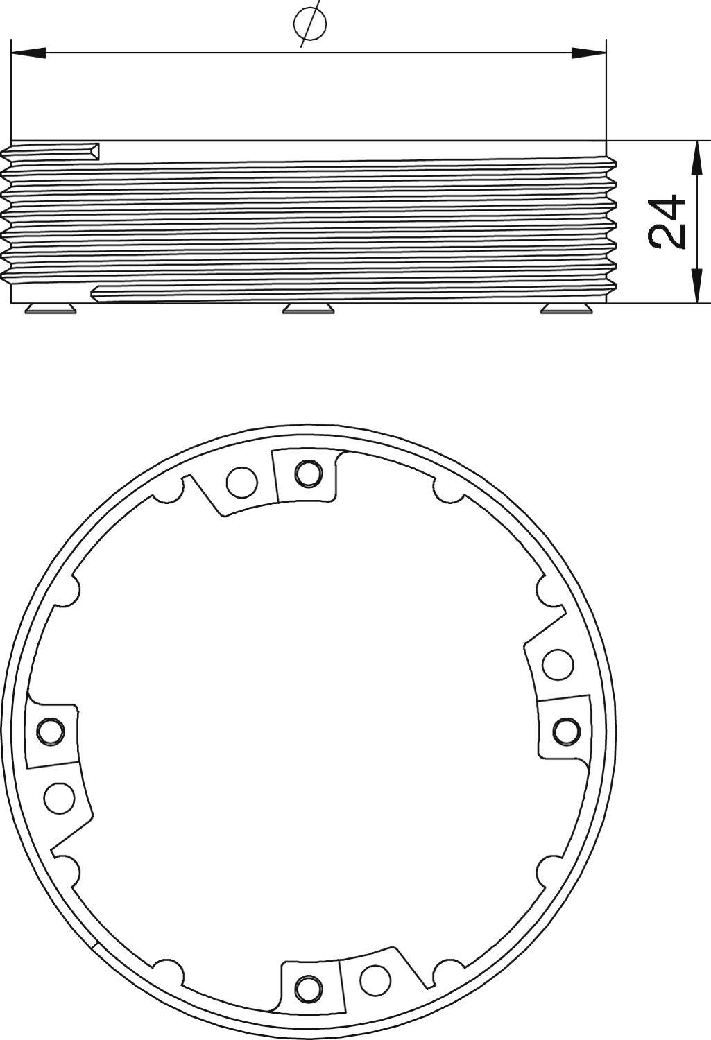 OBO Bettermann AR80 24 Höhenerweiterung