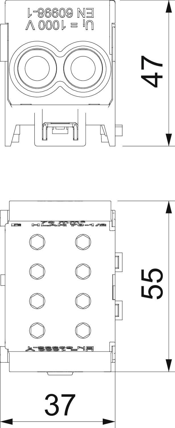 OBO Bettermann 2009042 Klemmleiste 1St.