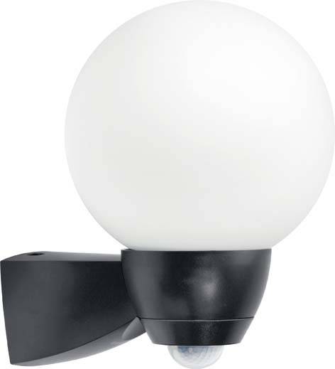 ESYLUX AL P Garda 130 sw EL10026126 Wandleuchte mit Bewegungsmelder E27 Glühlampe Schwarz