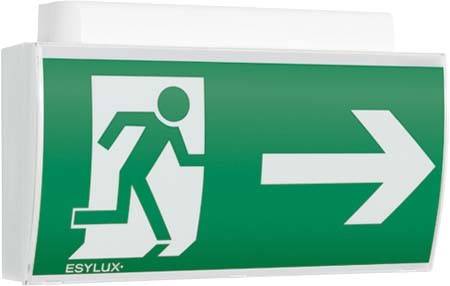 ESYLUX EN10061820 Fluchtweg-Notbeleuchtung Wandmontage rechts