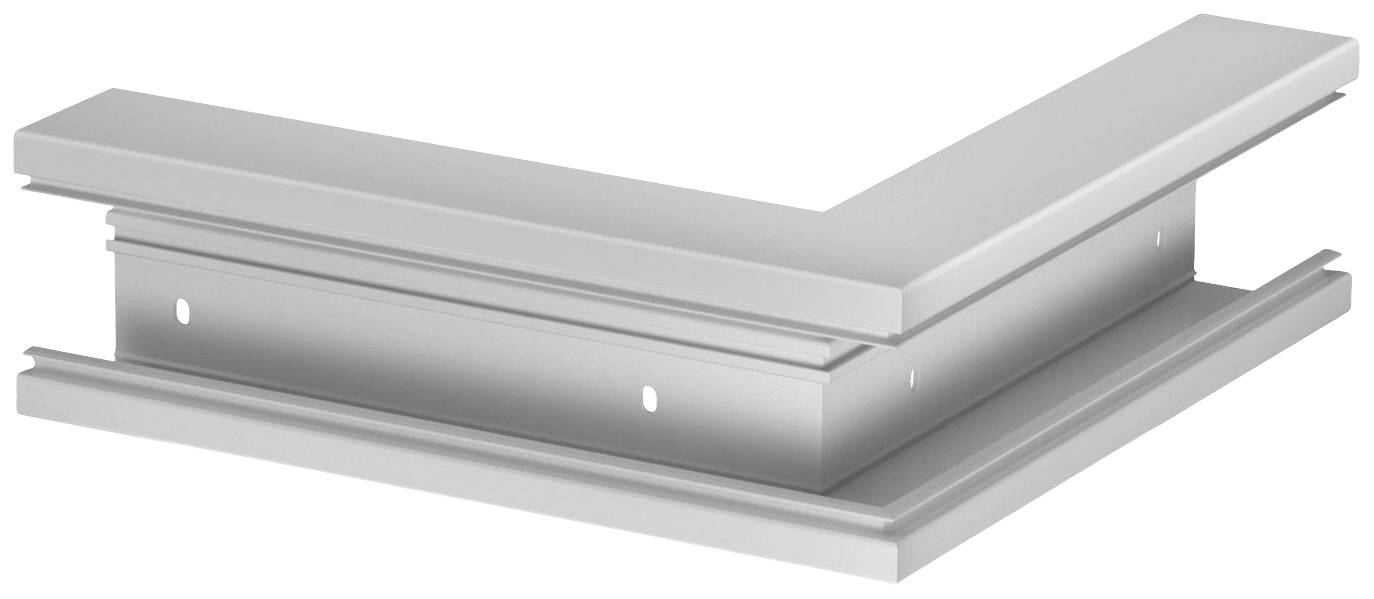 Metallverbinder in L-Form, verwendet für strukturelle Befestigungen in der Bauindustrie. Zeigt Löcher für Schraub- oder Bolzenbefestigung.