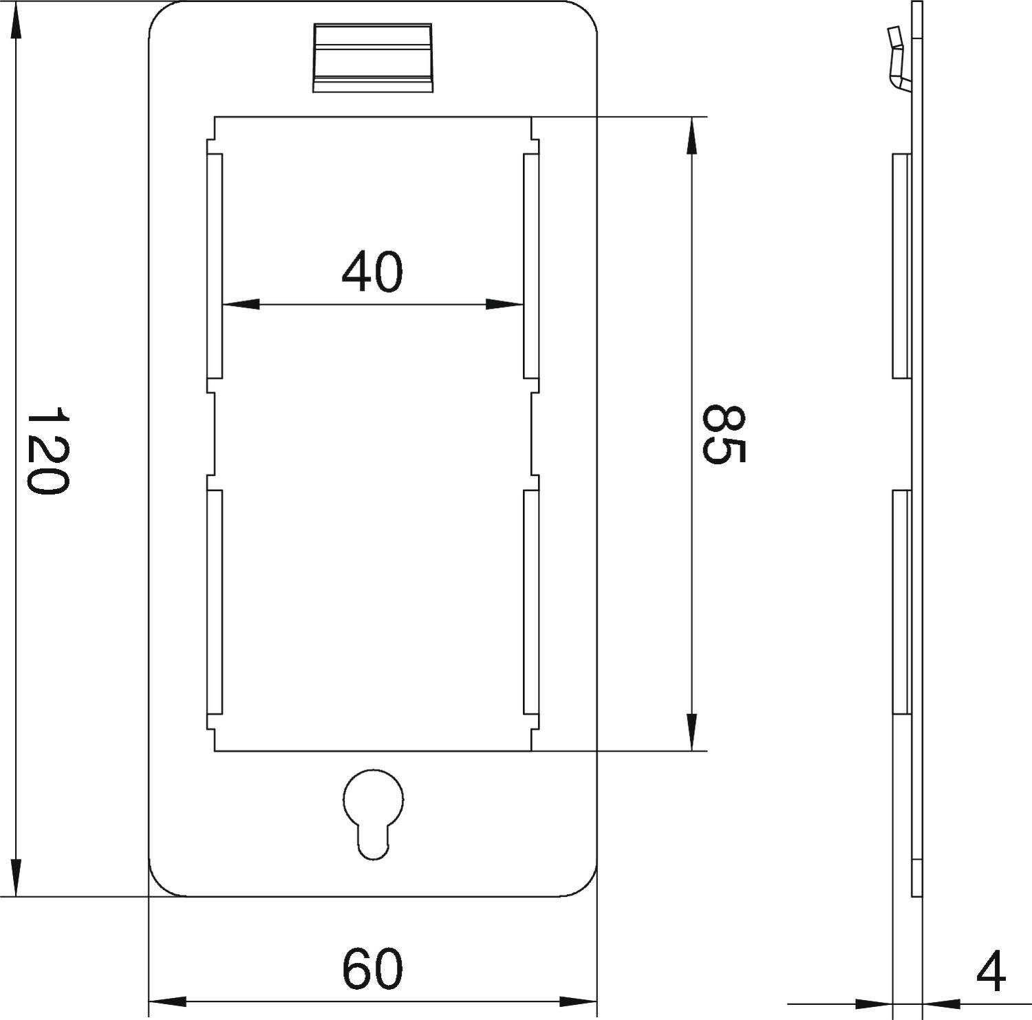 OBO Bettermann CP45-TP M Trägerplatte