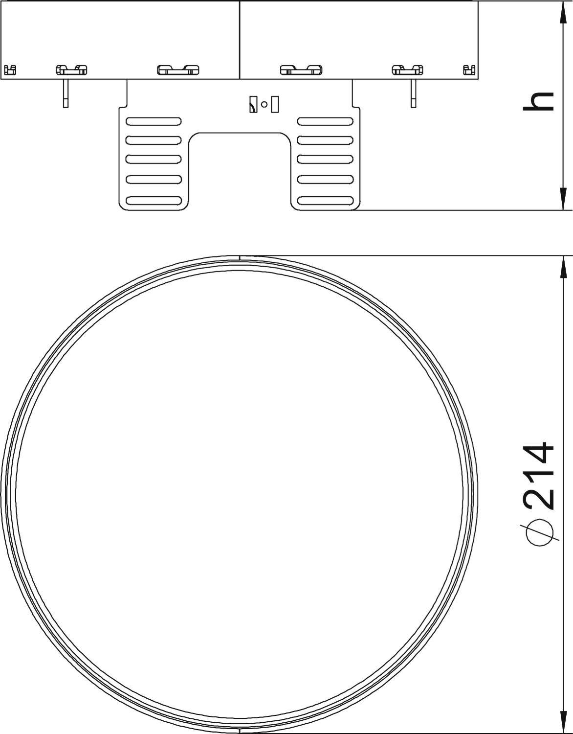 OBO Bettermann RKRN2UZD3R4VS25 Kassette