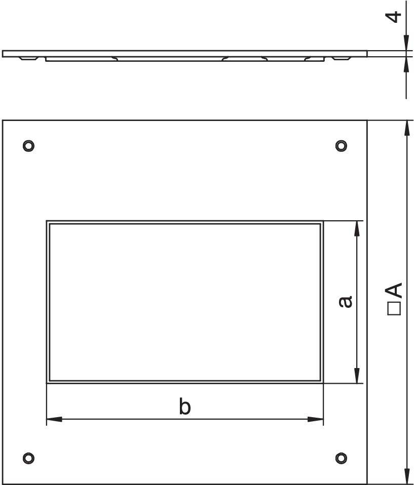 OBO Bettermann DUG 250-3 2 Montagedeckel