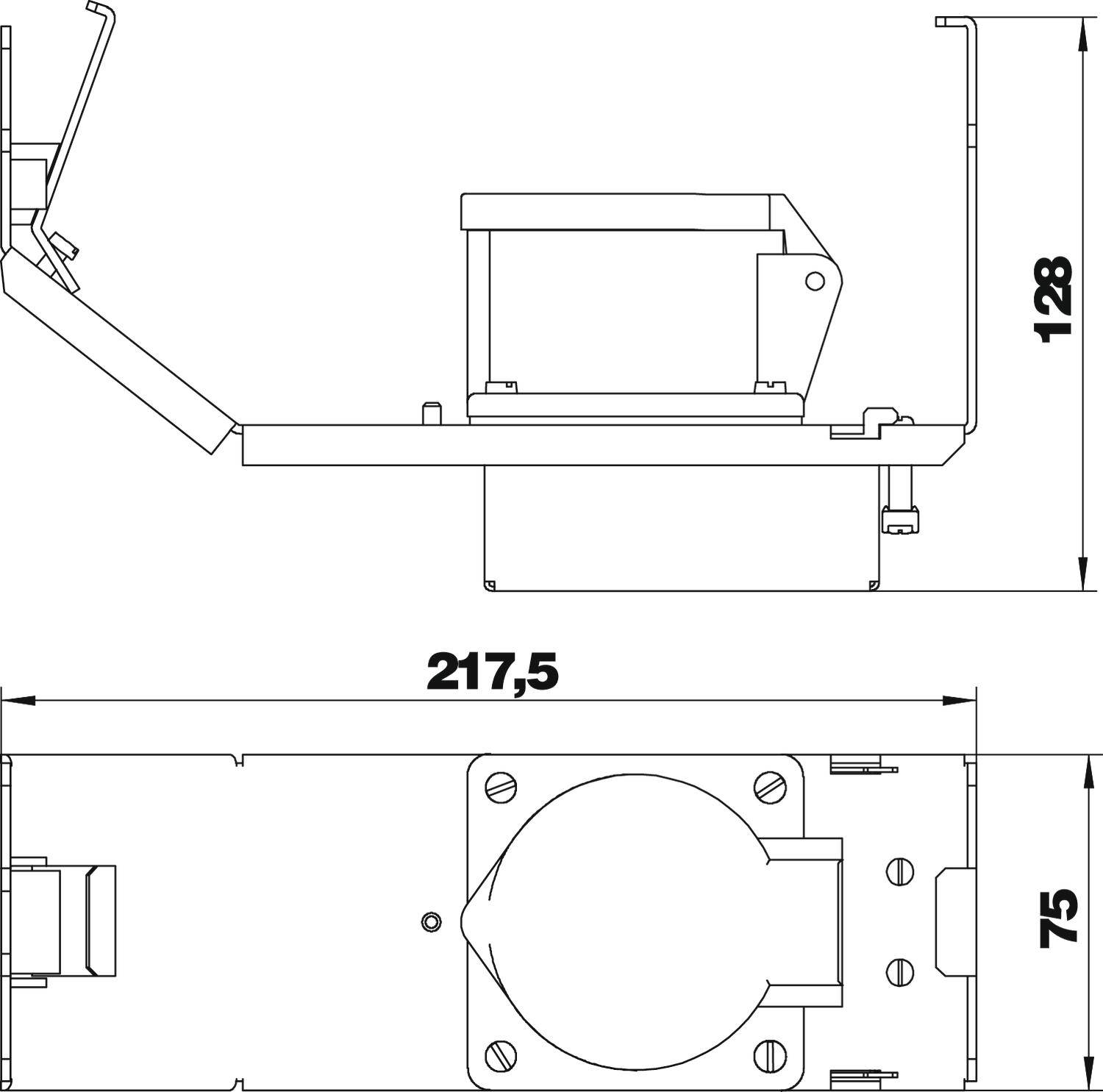 OBO Bettermann GT3 CEE16 Geräteträger
