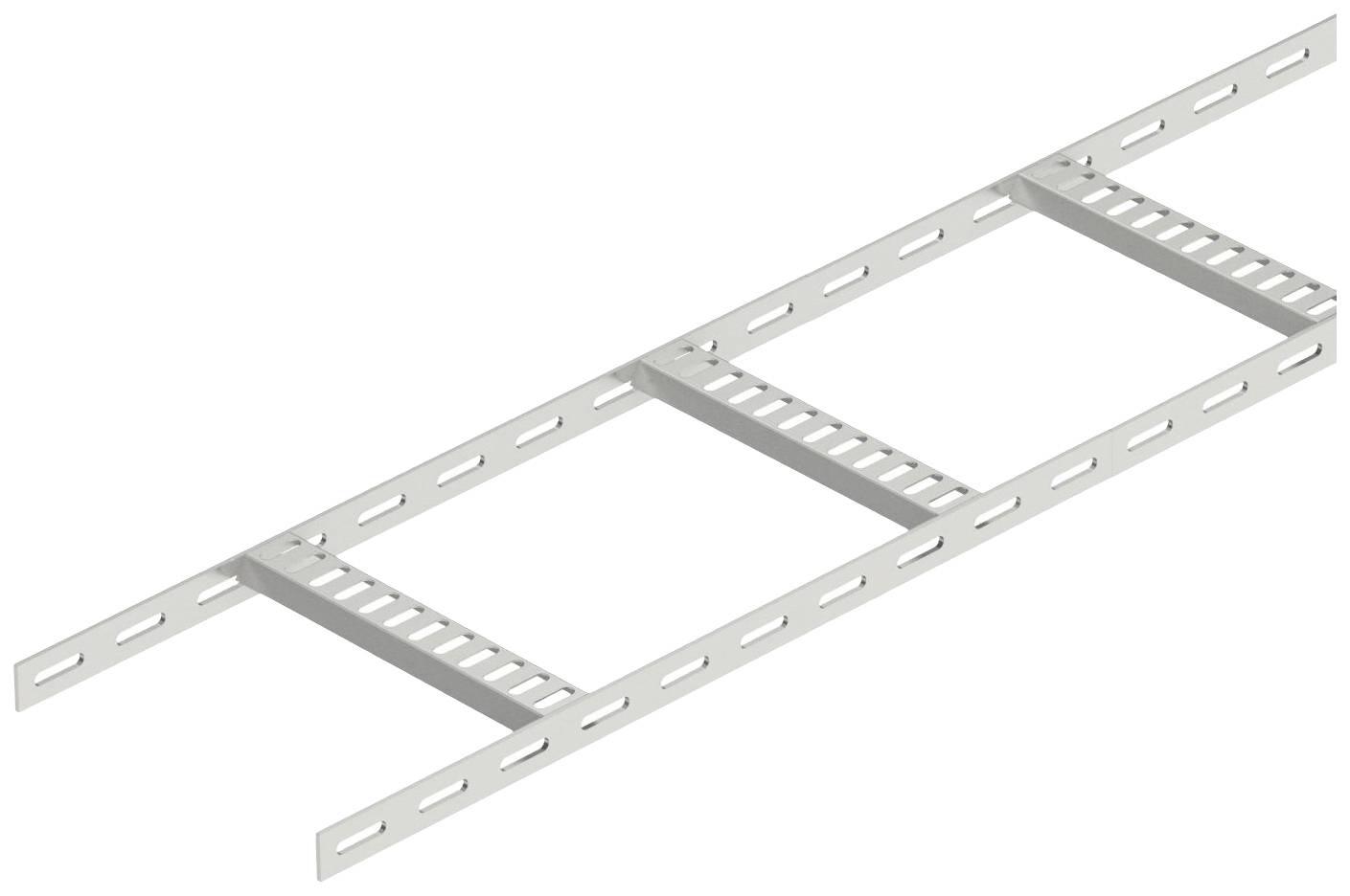 Kabeltragsystem mit mehreren Querstreben zur Unterstützung von Kabeln in industriellen oder gewerblichen Umgebungen.