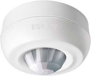 ESYLUX EB10430909 Aufputz Decken-Bewegungsmelder 360° Weiß IP40