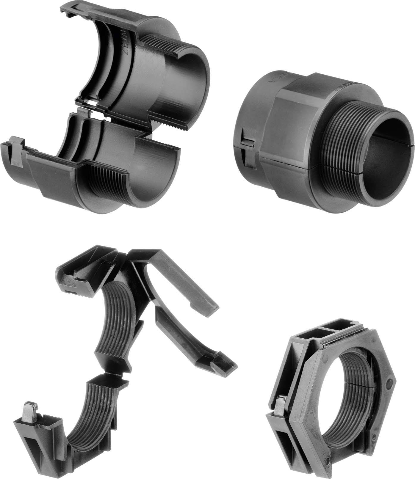 Fränkische Rohrwerke 49110230 COV Typ 23sw Schlauchverschraubung Schwarz 27.4mm 50St.